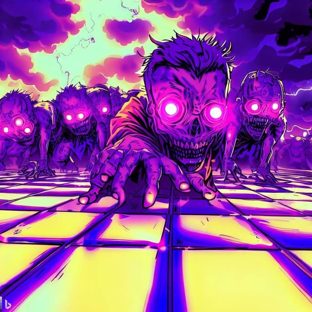 zombies on a chessboard